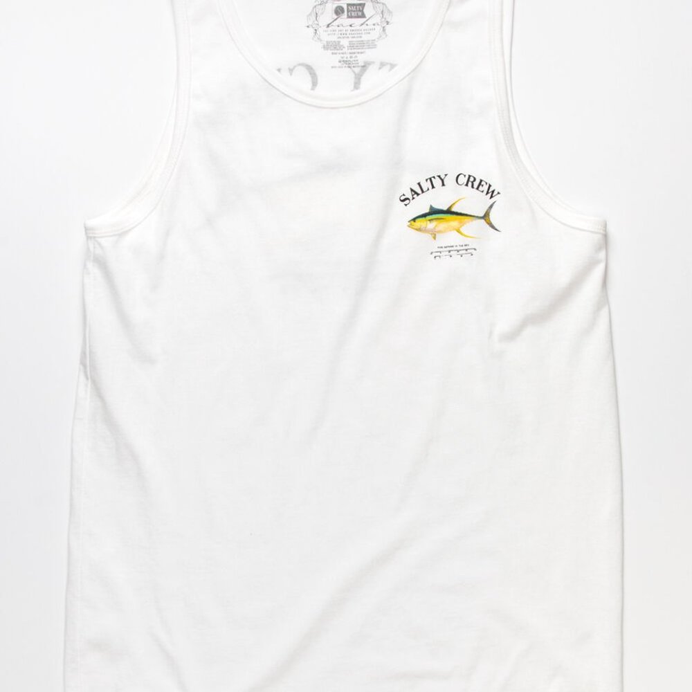 New SALTY CREW Ahi Mount Tank Top White - Picture 2 of 3